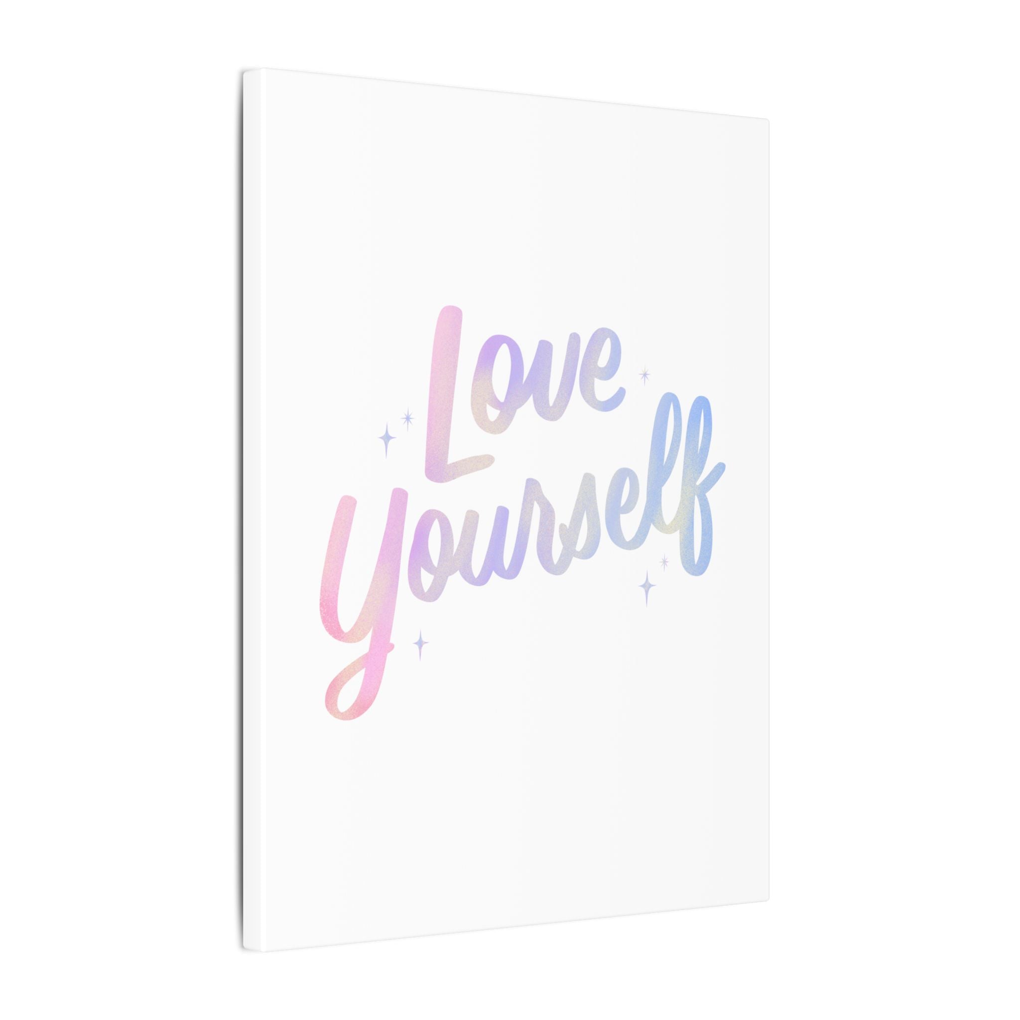 Inspirational Canvas Wall Art - "Love Yourself"